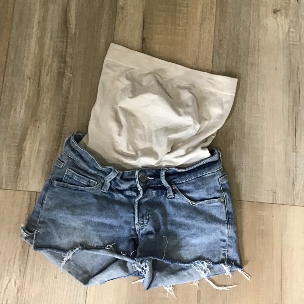 BLANQI maternity denim shorts size 0